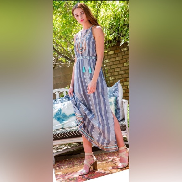 THML Boho Hippe Maxi Dress 👗 - Picture 2 of 6